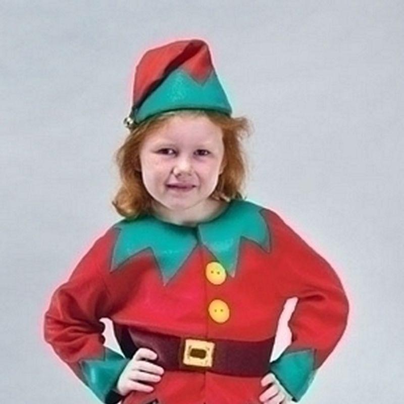 Girls Santas Helper Medium Childrens Costumes Female Medium 7 9 Years Bristol Novelty Girls Costumes 5743