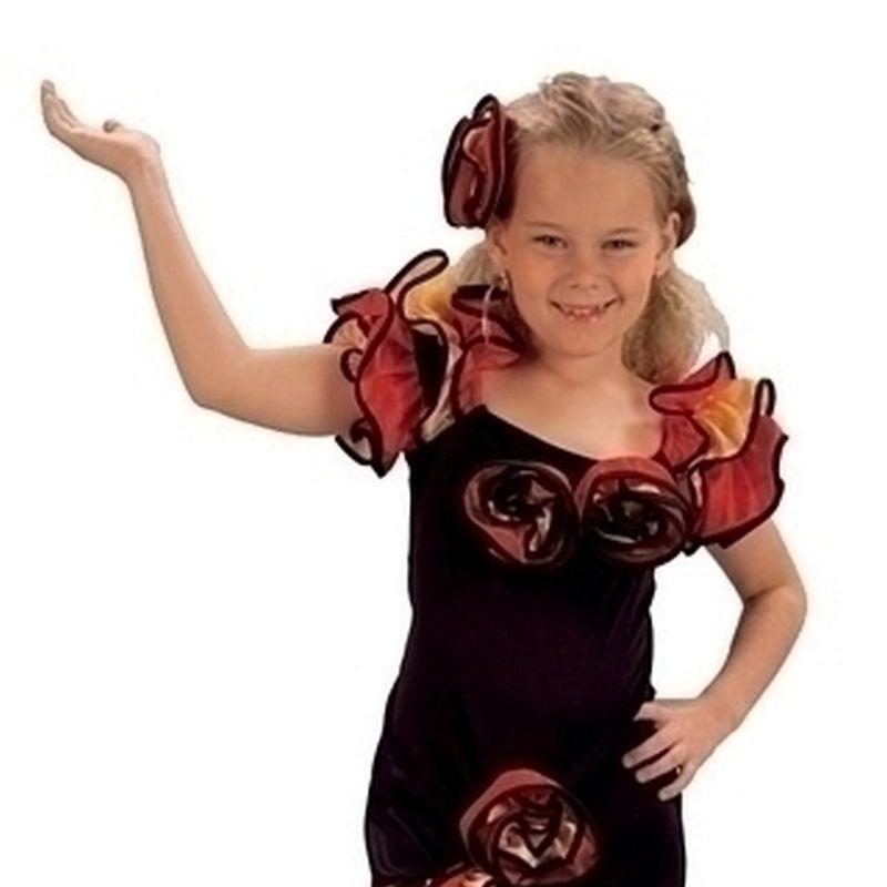 Girls Rumba Girl Medium Childrens Costumes Female Medium 7 9 Years Bristol Novelty Girls Costumes 5721