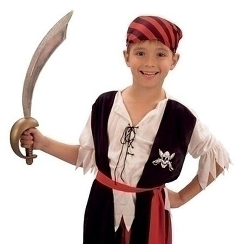 Boys Pirate Boy Jim Medium Childrens Costumes Male Medium 7 9 Years Bristol Novelty Boys Costumes 1700