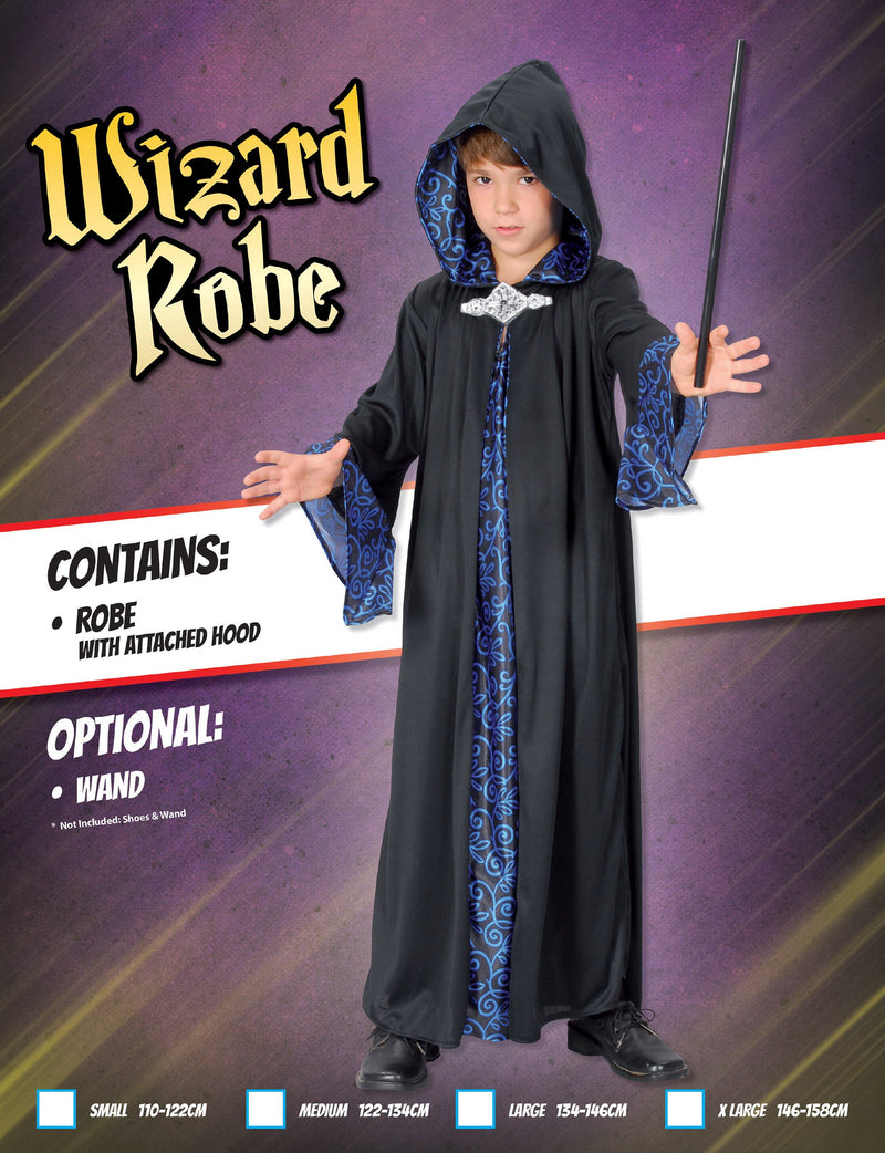 Wizard Robe Xl Childrens Costumes Male To Fit Child Of Height 146cm 159cm Boys Bristol Novelty Childrens Costumes 2297