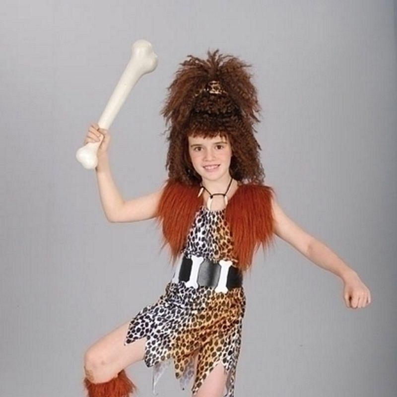 Girls Cavegirl Costume + Wig Medium Childrens Costumes Female Medium 7 9 Years Bristol Novelty Girls Costumes 5556
