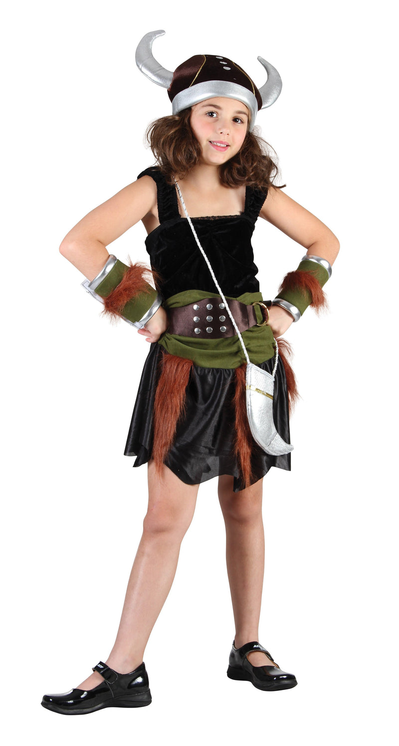 Viking Girl Medium Childrens Costumes Female Medium 7 9 Years Girls Bristol Novelty Childrens Costumes 2307