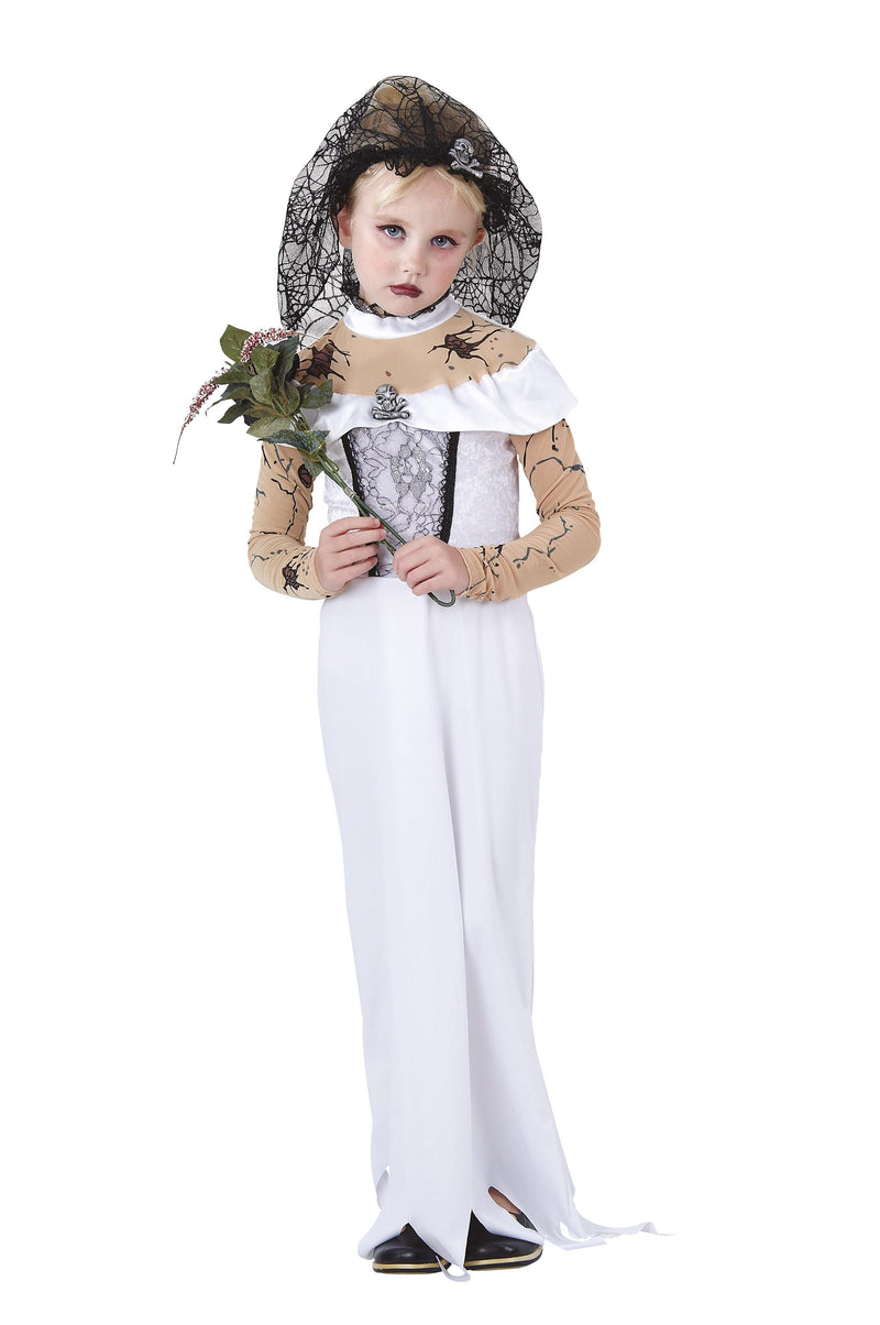 Zombie Bride Xl White Childrens Costumes Female Xl Girls Bristol Novelty Childrens Costumes 2355