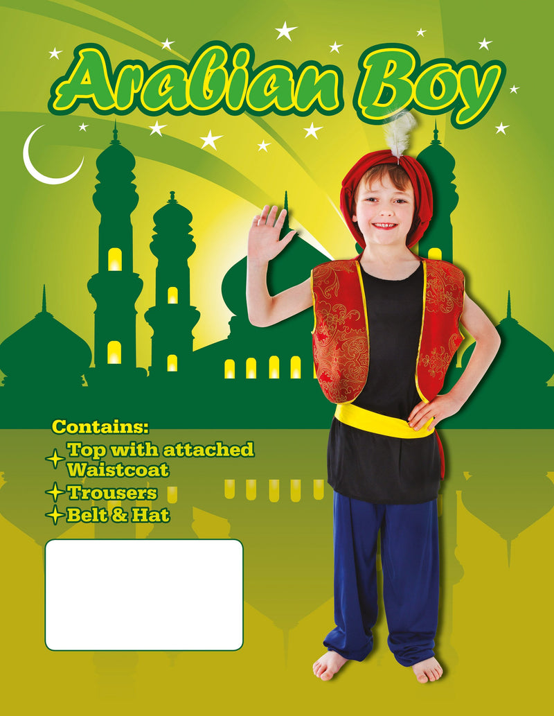 Arabic Boy Childrens Costumes Male One Size Boys Bristol Novelty Childrens Costumes 2421