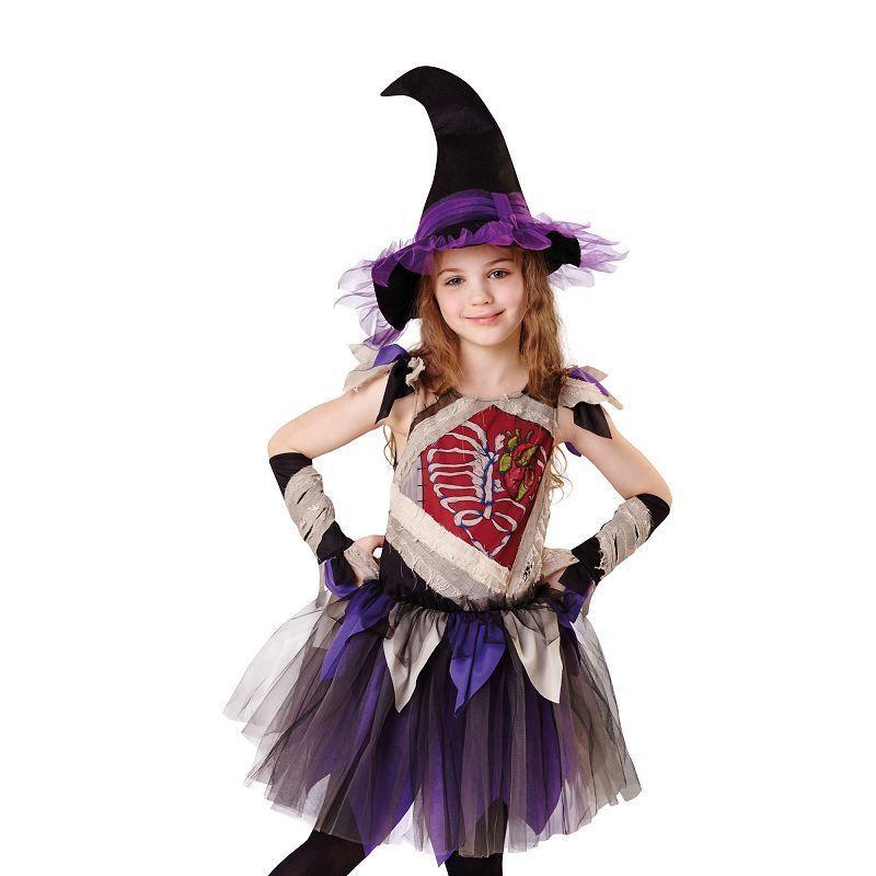 Zombie Witch M Childrens Costumes Female Medium Girls Bristol Novelty Girls Costumes 14648