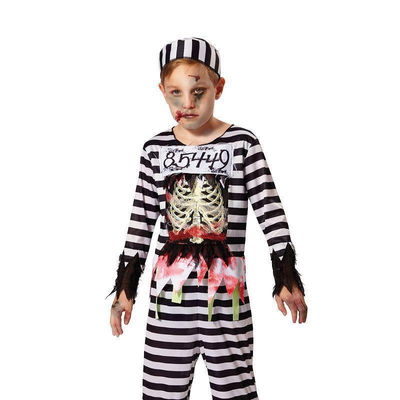 Skeleton Prisoner L Childrens Costumes Male Large Boys Bristol Novelty Boys Costumes 11179