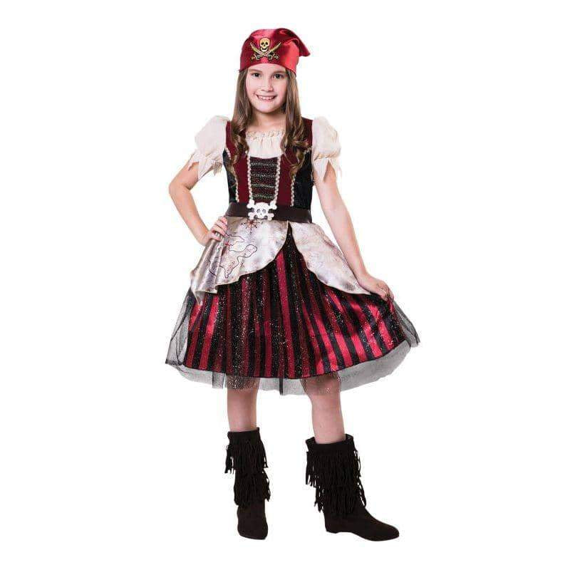 Pirate Girl Large Boys Bristol Novelty Childrens Costumes 18030
