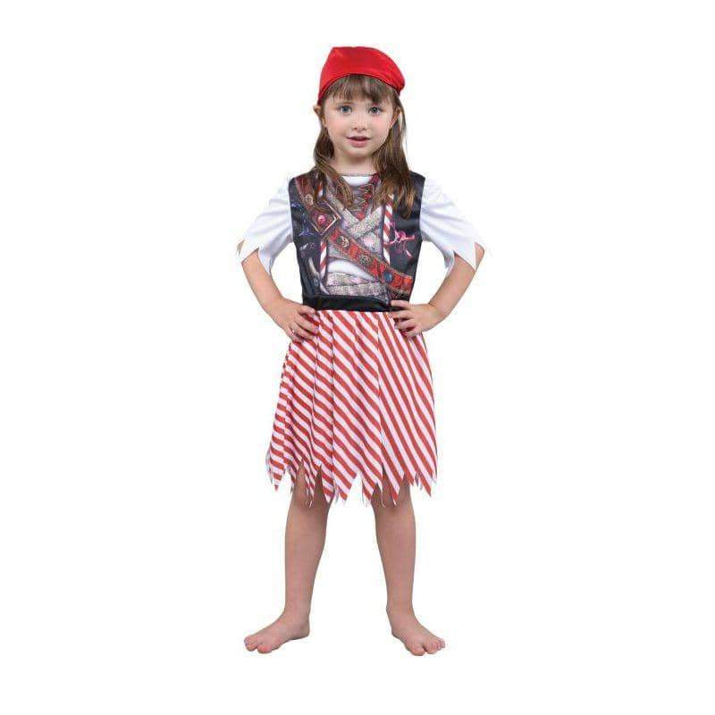 Pirate Girl Sublimation Print Medium Boys Bristol Novelty Childrens Costumes 18096