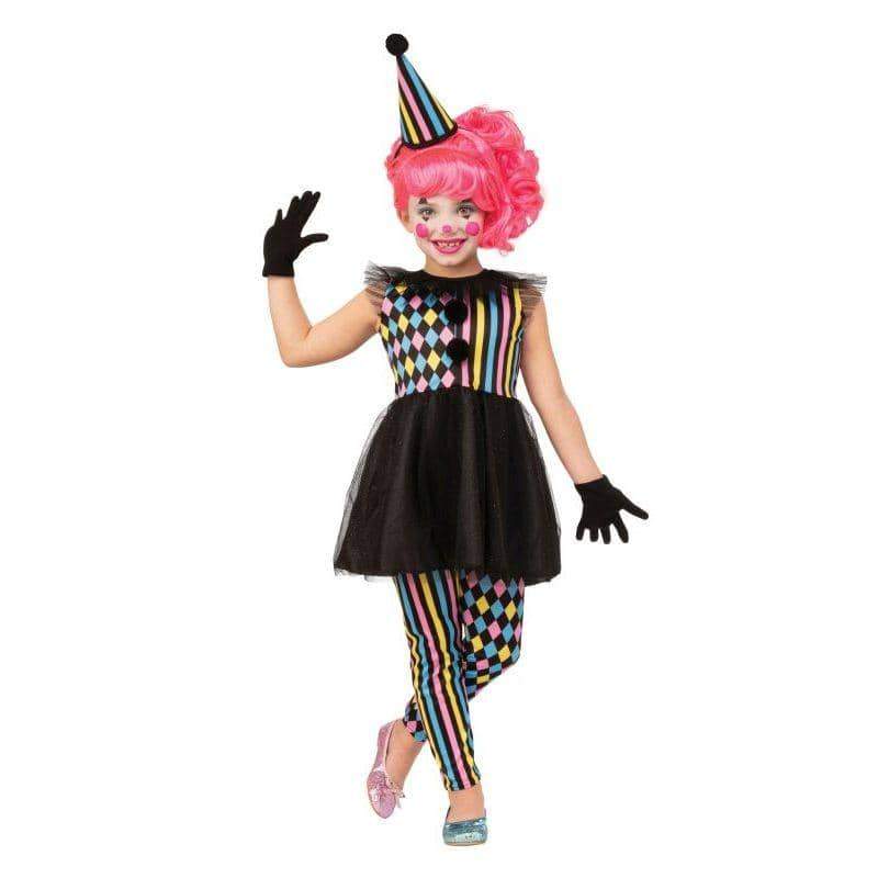 Clown Girl Quarter Sawn M Boys Bristol Novelty Childrens Costumes 18164