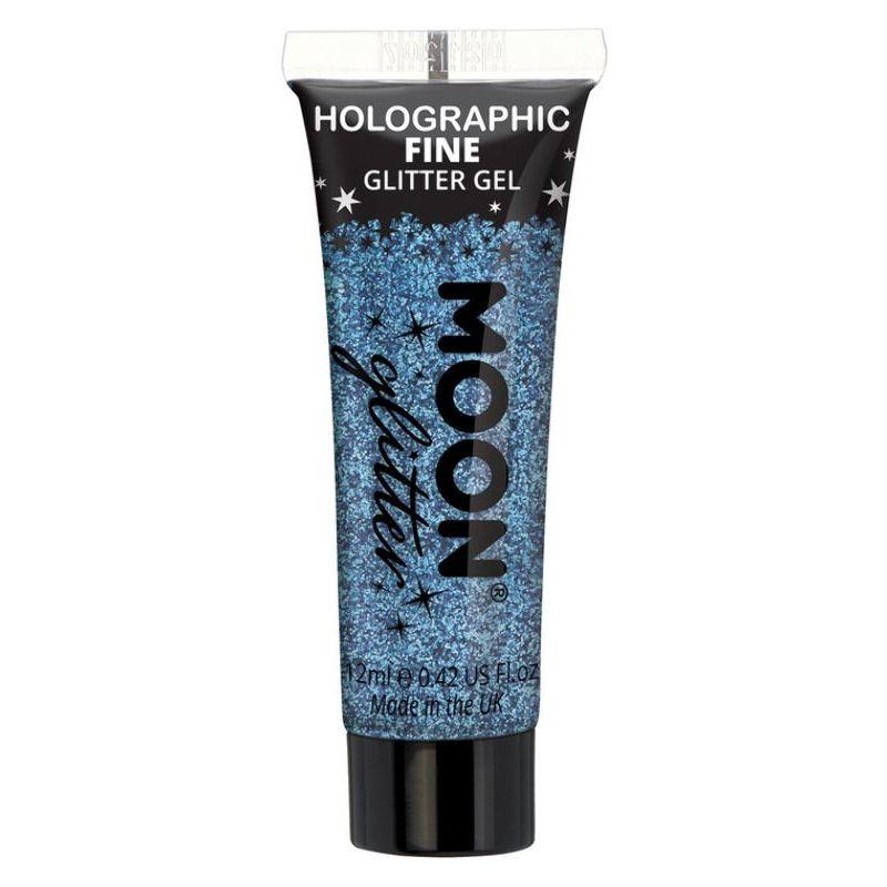 Moon Glitter Holographic Fine Glitter Gel, Blue halloween fancy dress costume party