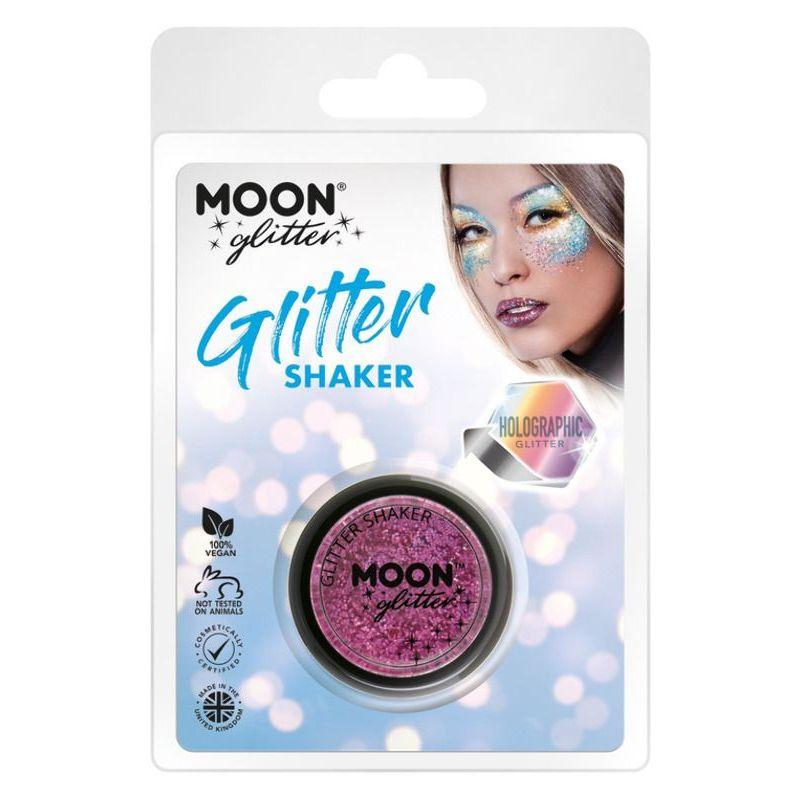 Moon Glitter Holographic Glitter Shakers Pink Smiffys Moon Creations 21378