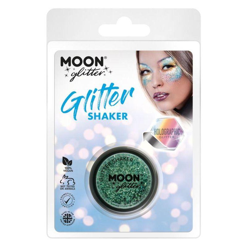 Moon Glitter Holographic Glitter Shakers Green Smiffys Moon Creations 20931