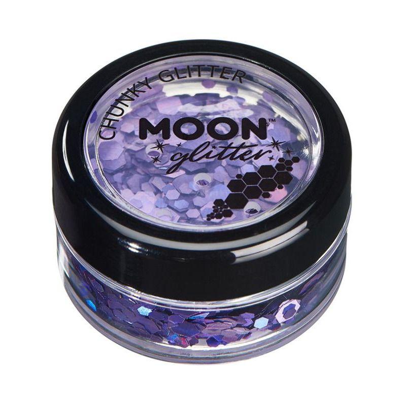 Moon Glitter Holographic Chunky Glitter Purple Smiffys Moon Creations 21510