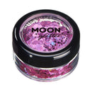 Moon Glitter Holographic Glitter Shapes Pink Smiffys Moon Creations 21381