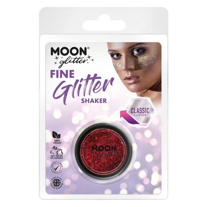 Moon Glitter Classic Fine Glitter Shakers Red Smiffys Moon Creations 21633