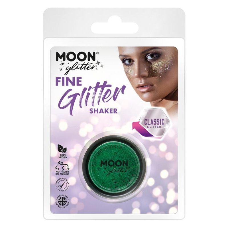 Moon Glitter Classic Fine Glitter Shakers Green Smiffys Moon Creations 20936