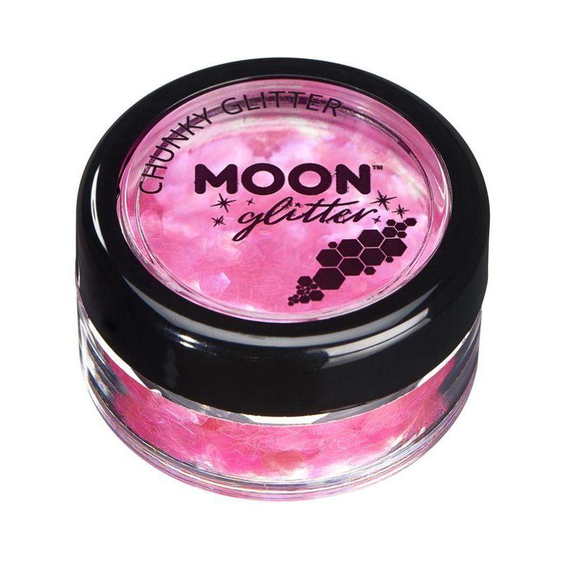 Moon Glitter Iridescent Chunky Glitter Pink Smiffys Moon Creations 21386