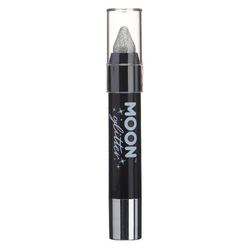 Moon Glitter Holographic Body Crayons Silver Smiffys Moon Creations 21788