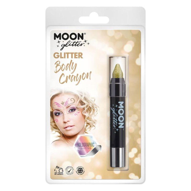 Moon Glitter Holographic Body Crayons Gold Smiffys Moon Creations 20903