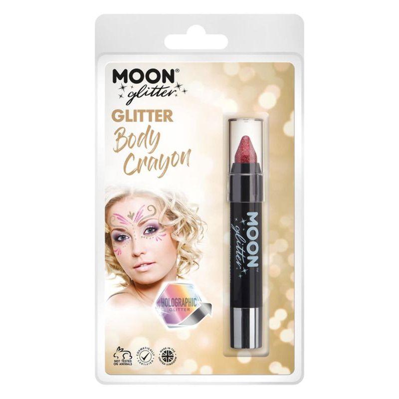 Moon Glitter Holographic Body Crayons Red Smiffys Moon Creations 21637