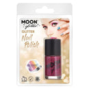 Moon Glitter Holographic Nail Polish Fuchsia Smiffys Boys Fancy Dress 20818