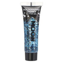 Moon Glitter Holographic Chunky Glitter Gel Blue Smiffys Fever Fancy Dress 20616