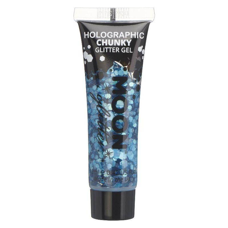 Moon Glitter Holographic Chunky Glitter Gel Blue Smiffys Fever Fancy Dress 20616