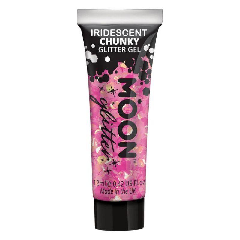 Moon Glitter Iridescent Chunky Glitter Gel Pink Smiffys Moon Creations 21396