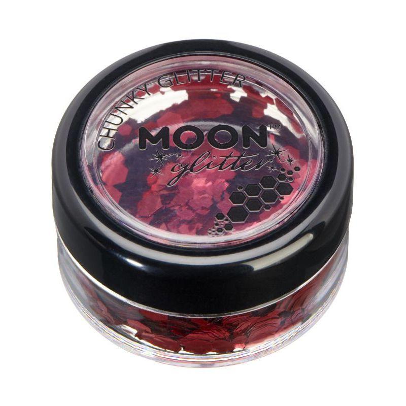 Moon Glitter Classic Chunky Glitter Red Smiffys Moon Creations 21636