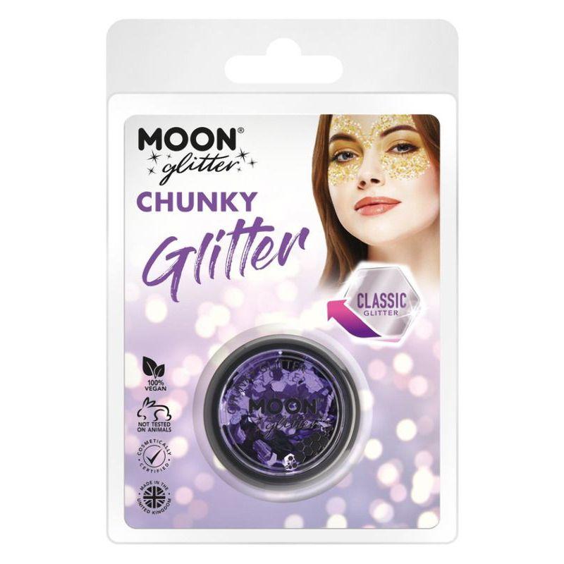 Moon Glitter Classic Chunky Glitter Lilac Smiffys Moon Creations 21142