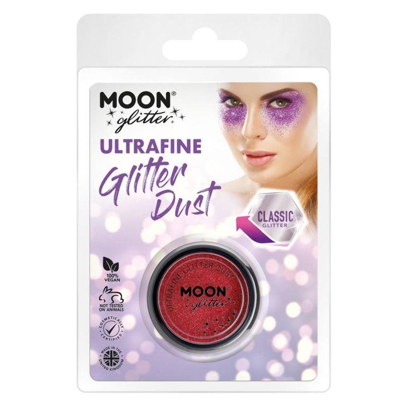 Moon Glitter Classic Ultrafine Glitter Dust Red Smiffys Moon Creations 21639