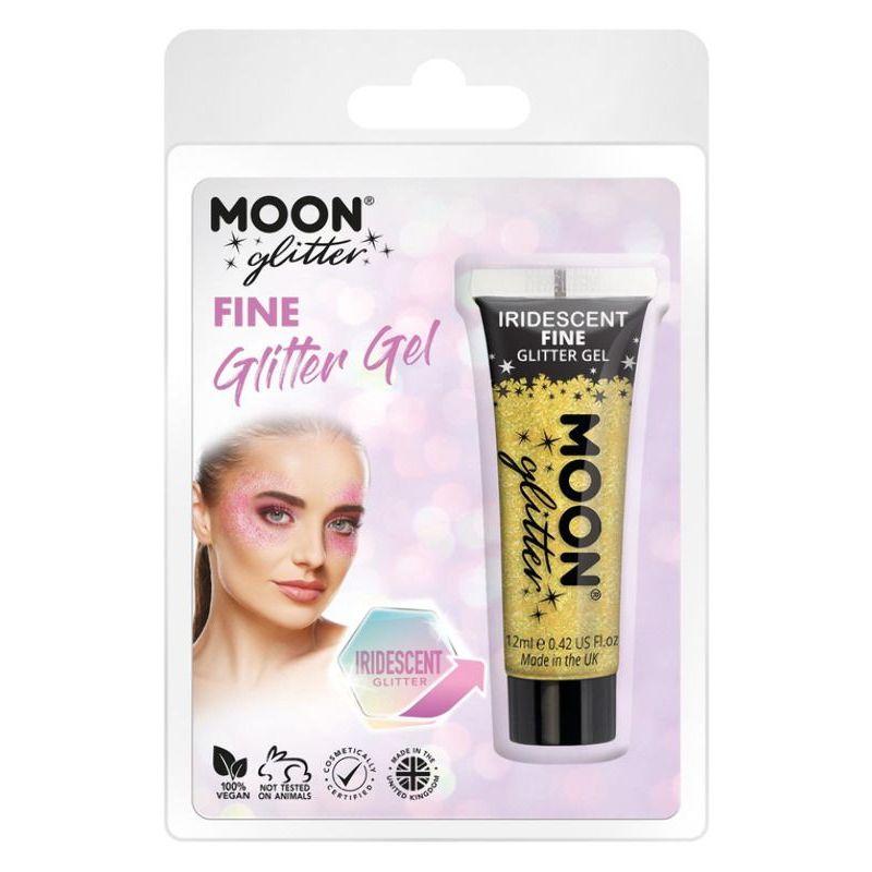 Moon Glitter Iridescent Glitter Gel Yellow Smiffys Moon Creations 22015