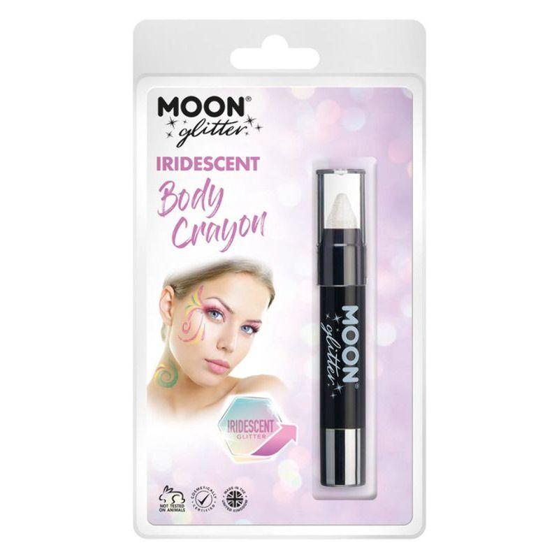 Moon Glitter Iridescent Body Crayons White Smiffys Halloween Space Fancy Dress 21950
