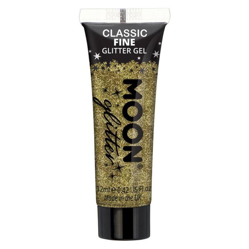 Moon Glitter Classic Fine Glitter Gel Gold Smiffys Moon Creations 20864