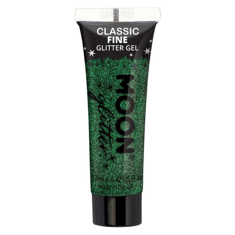 Moon Glitter Classic Fine Glitter Gel Green Smiffys Moon Creations 20974