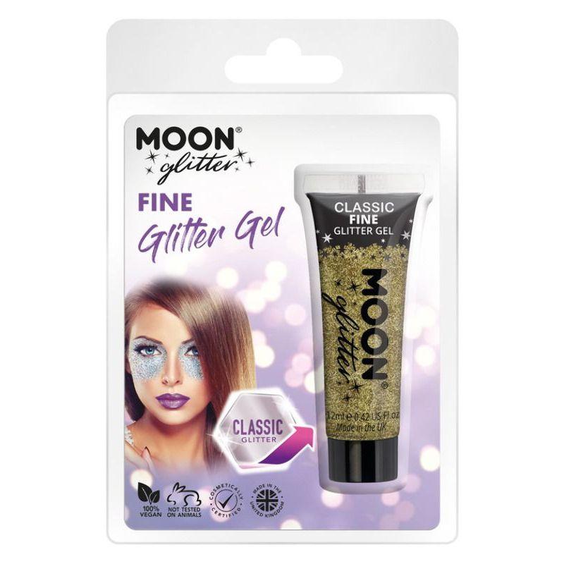 Moon Glitter Classic Fine Glitter Gel Gold Smiffys Moon Creations 20867