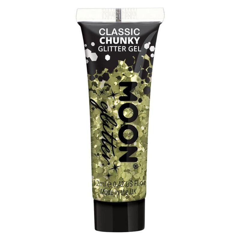 Moon Glitter Classic Chunky Glitter Gel Gold Smiffys Moon Creations 20883