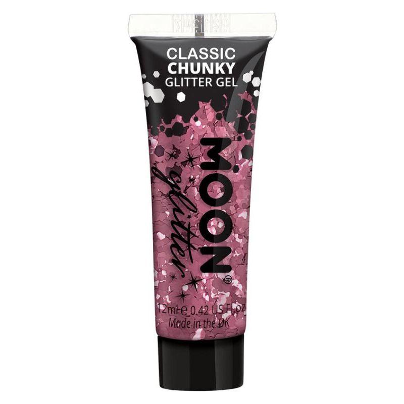 Moon Glitter Classic Chunky Glitter Gel Pink Smiffys Moon Creations 21411