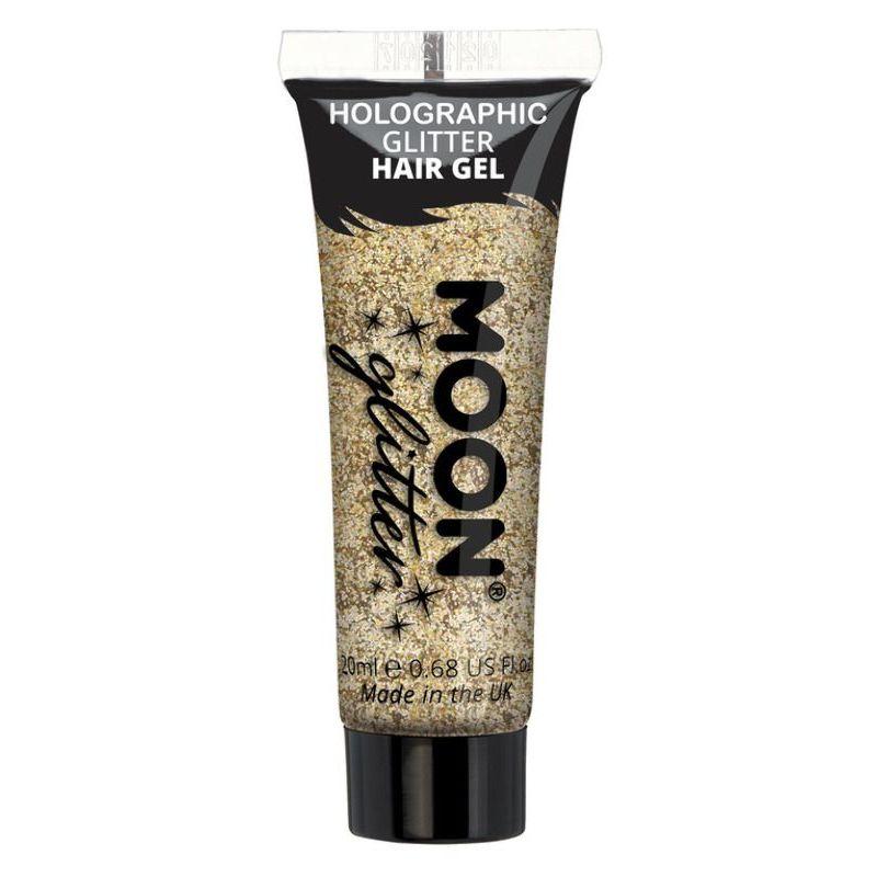 Moon Glitter Holographic Glitter Hair Gel Gold Smiffys Moon Creations 20873