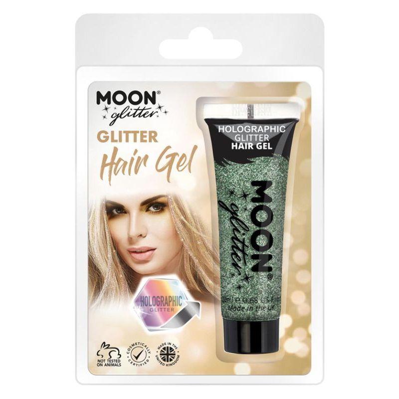 Moon Glitter Holographic Glitter Hair Gel Green Smiffys Moon Creations 20971