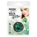 Moon Glitter Bio Chunky Glitter Green Smiffys Moon Creations 20972