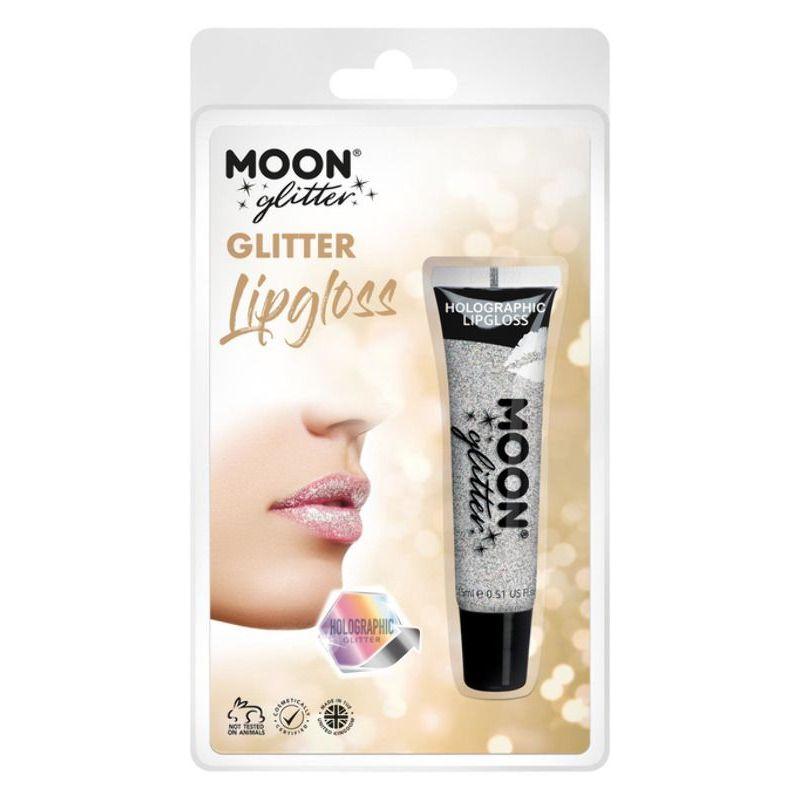 Moon Glitter Holographic Glitter Lipgloss Silver Smiffys Moon Creations 21821