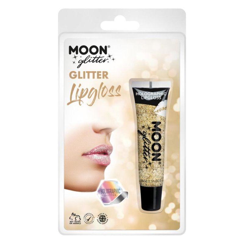 Moon Glitter Holographic Glitter Lipgloss Gold Smiffys Moon Creations 20875