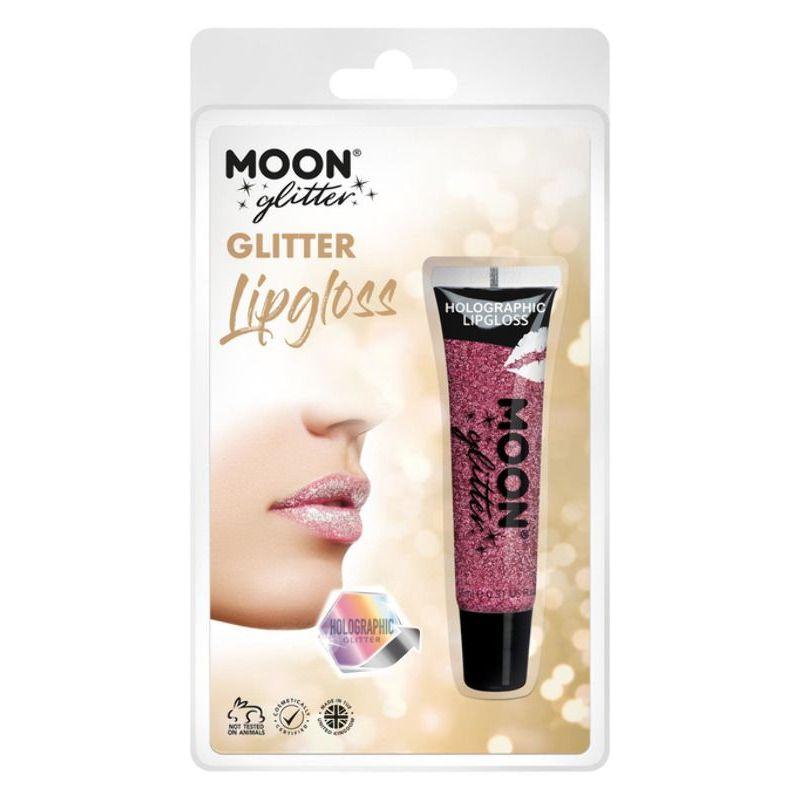 Moon Glitter Holographic Glitter Lipgloss Pink Smiffys Rainbow/Gay Pride Items 21423