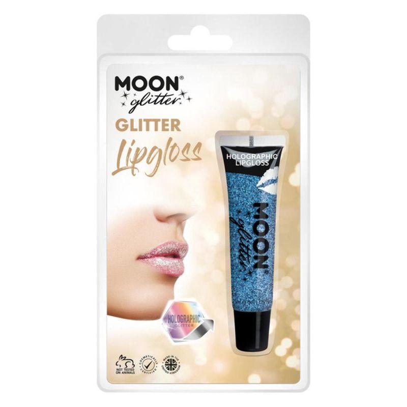 Moon Glitter Holographic Glitter Lipgloss Blue Smiffys Fever Accesories 20644