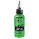 Moon Glow Neon UV Intense Fabric Paint Green Smiffys Moon Creations 20982