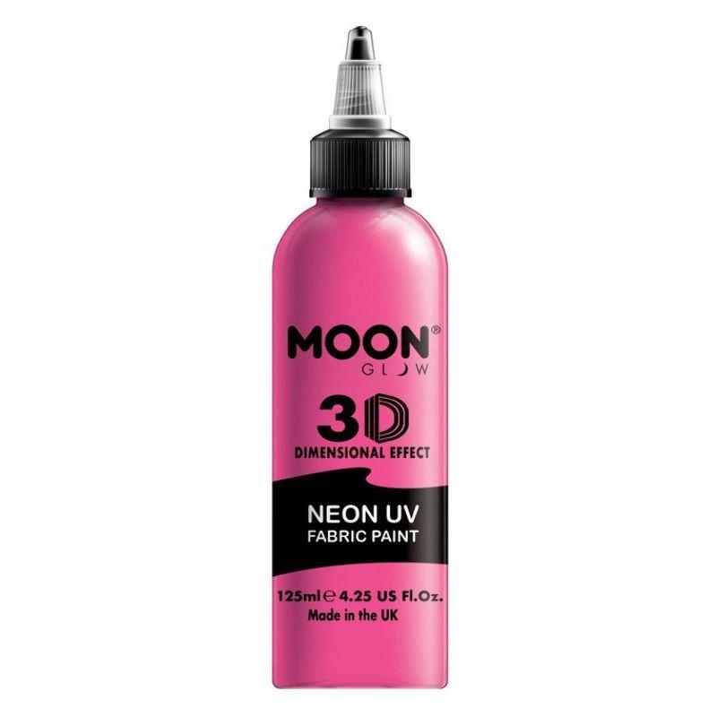 Moon Glow Neon UV Intense Fabric Paint Pink Smiffys Moon Creations 21428