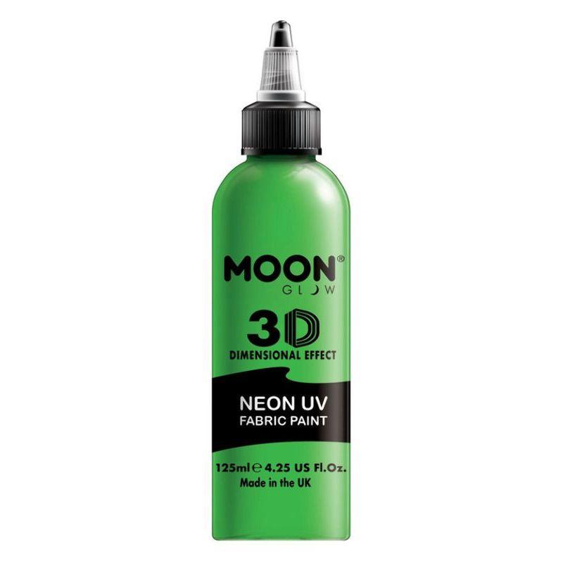 Moon Glow Neon UV Intense Fabric Paint Green Smiffys Moon Creations 20981