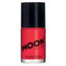 Moon Glow Intense Neon UV Nail Polish Neon Red Smiffys Moon Creations 21650