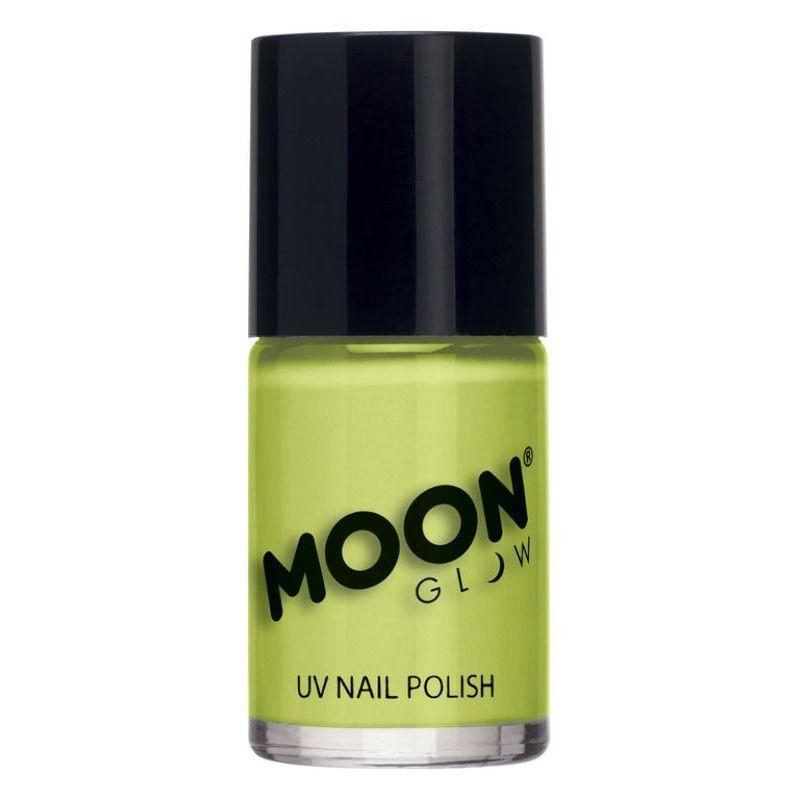 Moon Glow Pastel Neon UV Nail Polish Yellow Smiffys Moon Creations 22025
